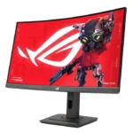 ⁦ASUS 27″ ROG Strix (XG27WCMS) Curved 2K Gaming Monitor, VA Display Panel, 280Hz Refresh Rate, 1ms Response Time, HDMI 2.1/USB-C & Standard Ports, Black | 90LM09Y1-B01370⁩ - الصورة ⁦4⁩