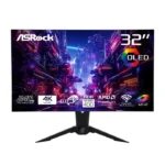 ⁦ASRock Phantom Gaming Monitor 31.5" 240Hz 4K/UHD (3840x2160) Flat WOLED, 0.03ms HDMI 2.1, (PGO32UFS)⁩ - الصورة ⁦8⁩