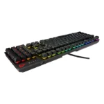 ⁦Asus XA05 ROG Strix Scope RX RED Optical Mechanical Switch RGB Wired Gaming Keyboard, Arabic, Black⁩ - الصورة ⁦5⁩