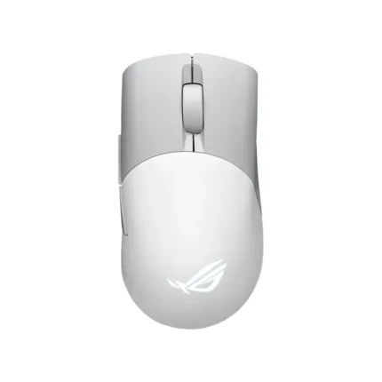 ASUS ROG Keris AimPoint Wireless Gaming Mouse, 2.4GHz & BT, 36000 dpi, AimPoint Optical Sensor, 5 Prog Buttons with Shortcuts, 650 IPS Max Speed, Up to 119H Battery - White | 90MP02V0-BMUA10