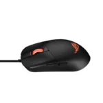 ⁦Asus ROG Strix Impact III Wried RGB Optical Gaming Mouse with 12,000 DPI - Black⁩ - الصورة ⁦3⁩