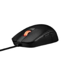 ⁦Asus ROG Strix Impact III Wried RGB Optical Gaming Mouse with 12,000 DPI - Black⁩ - الصورة ⁦2⁩