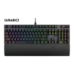 ⁦Asus XA11 Rog Strix Scope II Wired Optical Mechanical Gaming Keyboard RX Red Switch Linear & Swift (Arabic) - Black⁩ - الصورة ⁦8⁩