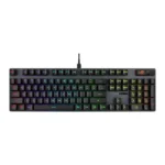 ⁦Asus XA11 Rog Strix Scope II Wired Optical Mechanical Gaming Keyboard RX Red Switch Linear & Swift (Arabic) - Black⁩ - الصورة ⁦5⁩