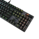 ⁦Asus XA11 Rog Strix Scope II Wired Optical Mechanical Gaming Keyboard RX Red Switch Linear & Swift (Arabic) - Black⁩ - الصورة ⁦2⁩