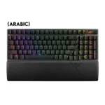 ⁦Asus X901 ROG Strix Scope II 96 Wireless Mechanical Gaming KeyBoard NX Snow Switch Refined Linear (Arabic) - Black⁩ - الصورة ⁦7⁩