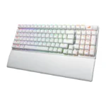 ⁦Asus X901 Rog Strix Scope II 96 Wireless Mechanical Gaming KeyBoard NX Snow Switch Refined Linear (Arabic) - White⁩ - الصورة ⁦3⁩