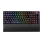 ⁦Asus X901 Rog Strix Scope II 96 Wireless RGB Mechanical Gaming KeyBoard NX Snow Switch Refined Linear - Black⁩ - الصورة ⁦7⁩