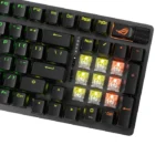 ⁦Asus X901 Rog Strix Scope II 96 Wireless RGB Mechanical Gaming KeyBoard NX Snow Switch Refined Linear - Black⁩ - الصورة ⁦2⁩