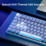⁦Asus X902 Rog Strix Scope II 96 RX Wireless Optical Mechanical Gaming Keyboard Rog RX Blue Switch Clicky And Speedy (Arabic) - White⁩ - الصورة ⁦6⁩