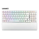 ⁦Asus X902 Rog Strix Scope II 96 RX Wireless Optical Mechanical Gaming Keyboard Rog RX Blue Switch Clicky And Speedy (Arabic) - White⁩ - الصورة ⁦10⁩