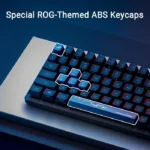 ⁦Asus X902 Rog Strix Scope II 96 RX Wireless Optical Mechanical Gaming Keyboard Rog RX Blue Switch Clicky And Speedy (Arabic) - Black⁩ - الصورة ⁦2⁩