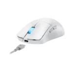 ⁦Asus Rog Harpe Ace Mini Wireless/Bluetooth, UltraLight 49-Gram, Near-Zero Latency, 42,000 DPI - White⁩ - الصورة ⁦4⁩