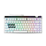 ⁦Asus M705 Rog Falchion Ace 75 HE 75% Wired Analog Gaming Keyboard HFX V2 Magnetic Switch Refined & Precise (Arabic) - White⁩ - الصورة ⁦2⁩