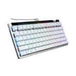 ⁦Asus M705 Rog Falchion Ace 75 HE 75% Wired Analog Gaming Keyboard HFX V2 Magnetic Switch Refined & Precise (Arabic) - White⁩ - الصورة ⁦5⁩