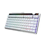 ⁦Asus M705 Rog Falchion Ace 75 HE 75% Wired Analog Gaming Keyboard HFX V2 Magnetic Switch Refined & Precise (Arabic) - White⁩ - الصورة ⁦6⁩