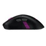 ⁦Asus ROG Keris II Origin Tri-Mode Wireless/Bluetooth/Wired Gaming Mouse, AimPoint Pro Optical Sensor, 42,000dpi Max, 8000Hz Polling Rate, Black | 90MP04A0-BMUA00⁩ - الصورة ⁦4⁩