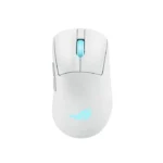 ⁦Asus ROG Keris II Origin Tri-Mode Wireless/Bluetooth/Wired Gaming Mouse, AimPoint Pro Optical Sensor, 42,000dpi Max, 8000Hz Polling Rate, White | 90MP04A0-BMUA10⁩ - الصورة ⁦6⁩