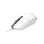 ⁦Logitech G203 Light Sync RGB 8000 DPI Wired Gaming Mouse White⁩ - الصورة ⁦5⁩