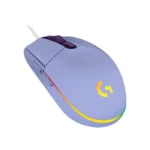 ⁦Logitech G203 LIGHTSYNC RGB Wired Gaming Mouse - Lilac⁩ - الصورة ⁦5⁩