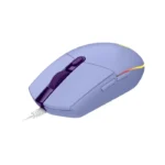 ⁦Logitech G203 LIGHTSYNC RGB Wired Gaming Mouse - Lilac⁩ - الصورة ⁦4⁩