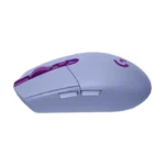 ⁦Logitech G305 Light Speed 12,000 DPI Wireless Gaming Mouse - Lilac⁩ - الصورة ⁦3⁩
