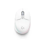 Logitech G705 Customizable Light synch RGB Lighting, Lightspeed Wireless/Bluetooth/Wired Lightweight Gaming Mouse For PC & Mac - White Mist