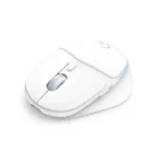 ⁦Logitech G705 Customizable Light synch RGB Lighting, Lightspeed Wireless/Bluetooth/Wired Lightweight Gaming Mouse For PC & Mac - White Mist⁩ - الصورة ⁦3⁩