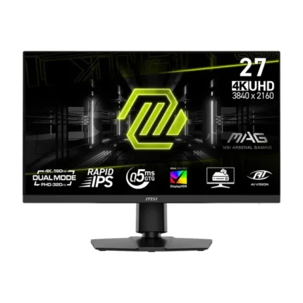 MSI MAG 272URDF E16 Dual Mode 4K UHD 160Hz/FHD 320Hz 0.5ms Rapid IPS Display HDR400 With AMD FreeSync™ Premium Gaming Monitor