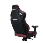 ⁦Andaseat Kaiser 4 Large Gaming Chair, Premium PVC Leather, High Density Foam, Memory Foam Head Pillow, Adjustable Armrests - Maroon⁩ - الصورة ⁦3⁩