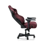 ⁦Andaseat Kaiser 4 Large Gaming Chair, Premium PVC Leather, High Density Foam, Memory Foam Head Pillow, Adjustable Armrests - Maroon⁩ - الصورة ⁦5⁩