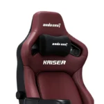 ⁦Anda Seat Kaiser 4 XL Classic PVC Leather High-Density Foam For Durability 5D Adjustable Armrests And Magnetic Head Pillow - Maroon⁩ - الصورة ⁦2⁩