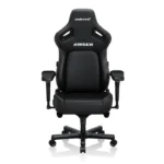 ⁦Andaseat Kaiser 4 XL Gaming Chair PVC Leather High-Density Foam For Durability 5D Adjustable Armrests And Magnetic Head Pillow - Black⁩ - الصورة ⁦8⁩
