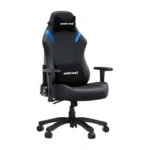⁦Anda Seat LUNA Series Large Gaming Chair Includes Adjustable Lumbar & Headrest Pillows - Black/Blue⁩ - الصورة ⁦4⁩