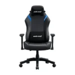 ⁦Anda Seat LUNA Series Large Gaming Chair Includes Adjustable Lumbar & Headrest Pillows - Black/Blue⁩ - الصورة ⁦5⁩