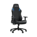 ⁦Anda Seat Luna Gaming Chair PVC Leather ‎Head Cushion, Chair, Lumbar Support - Black/Blue⁩ - الصورة ⁦8⁩