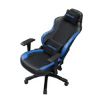⁦Anda Seat Luna Gaming Chair PVC Leather ‎Head Cushion, Chair, Lumbar Support - Black/Blue⁩ - الصورة ⁦2⁩