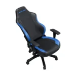 ⁦Anda Seat Luna Gaming Chair PVC Leather ‎Head Cushion, Chair, Lumbar Support - Black/Blue⁩ - الصورة ⁦4⁩