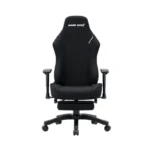 ⁦AndaSeat Luna Pro with Footrest, Large Gaming Chair Linen Fabric - Black⁩ - الصورة ⁦8⁩