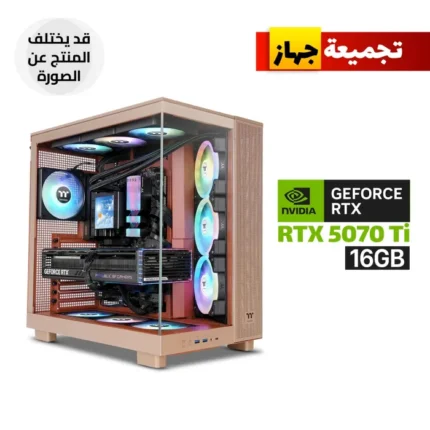 Gaming PC RYZEN 7-9800X3D Processor, ASUS TUF X870 WiFi Motherboard, 32GB DDR5 RAM, 2TB SSD NVMe, ASUS TUF RTX 5070 TI 16GB VGA, ASUS TUF 1000 WATT GOLD PSU, ASUS TUF L360 Liquid Cooler, Thermaltake View 380 XL Case 4x ARGB Fans, Windows 11 Pro (License)