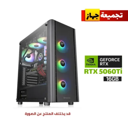 Gaming PC i7-14700F CPU, GIGABYTE B760 D5 Motherboard, 16GB DDR5 RAM, 1TB NVMe SSD, RTX 5060 TI 16GB VGA, 750 WATT PSU, Thermaltake V250 TG ATX Mid Tower Case 3x ARGB Fans, USB WIFI+BT Adapter, Win 11 Pro (License)