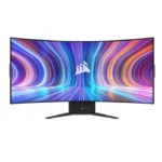⁦CORSAIR XENEON FLEX 45 Inch WQHD OLED 240Hz Bendable Gaming Monitor - Black⁩ - الصورة ⁦7⁩
