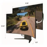 ⁦CORSAIR XENEON FLEX 45 Inch WQHD OLED 240Hz Bendable Gaming Monitor - Black⁩ - الصورة ⁦3⁩