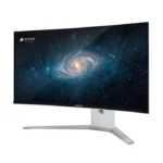 ⁦CORSAIR XENEON 34 Inch 240Hz WQHD HDMI 2.1 0.03ms QD-OLED Curved Gaming Monitor - White⁩ - الصورة ⁦4⁩