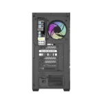 ⁦Aigo DarkFlash DS900W Gaming PC Case with 7 ARGB Fans Pre Installed, Tempered Glass Panels - Black⁩ - الصورة ⁦9⁩