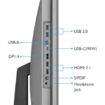 ⁦BENQ BenQ MOBIUZ 4K OLED Gaming Monitor 48 Inch, 0.1ms, 120Hz, HDMI 2.1⁩ - الصورة ⁦2⁩