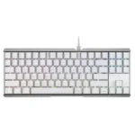 ⁦CHERRY MX3.0S Blue Switch RGB TKL Mechanical Gaming Keyboard - White⁩ - الصورة ⁦4⁩