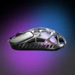 ⁦Gravastar Mercury X Pro Magnesium Alloy Frame Wireless/Bluetooth/Wired Gaming Mouse - Interstellar Silver⁩ - الصورة ⁦4⁩