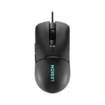 Lenovo M300s RGB Gaming Mouse Ultra Lightweight, Symmetrical Design, 6 Programmable Buttons, 16.8m RGB Logo, Upto 8000 DPI - Black