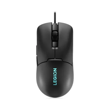 Lenovo M300s RGB Gaming Mouse Ultra Lightweight, Symmetrical Design, 6 Programmable Buttons, 16.8m RGB Logo, Upto 8000 DPI - Black
